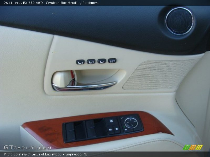Cerulean Blue Metallic / Parchment 2011 Lexus RX 350 AWD