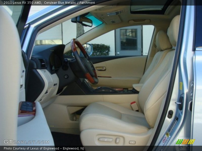 Cerulean Blue Metallic / Parchment 2011 Lexus RX 350 AWD