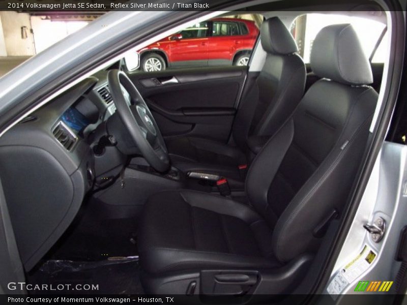 Reflex Silver Metallic / Titan Black 2014 Volkswagen Jetta SE Sedan