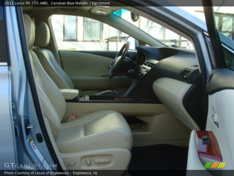 Cerulean Blue Metallic / Parchment 2011 Lexus RX 350 AWD