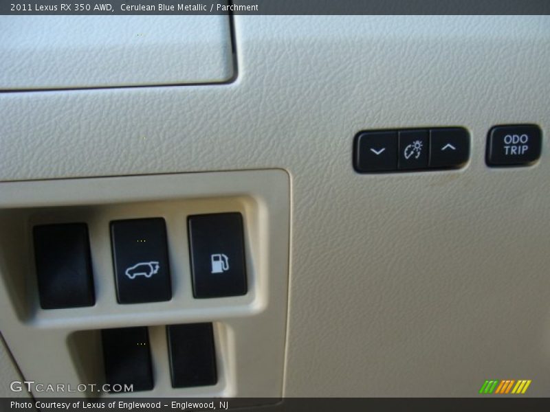 Cerulean Blue Metallic / Parchment 2011 Lexus RX 350 AWD