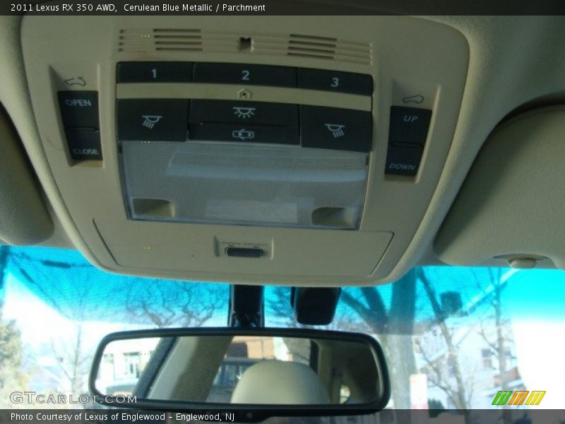 Cerulean Blue Metallic / Parchment 2011 Lexus RX 350 AWD