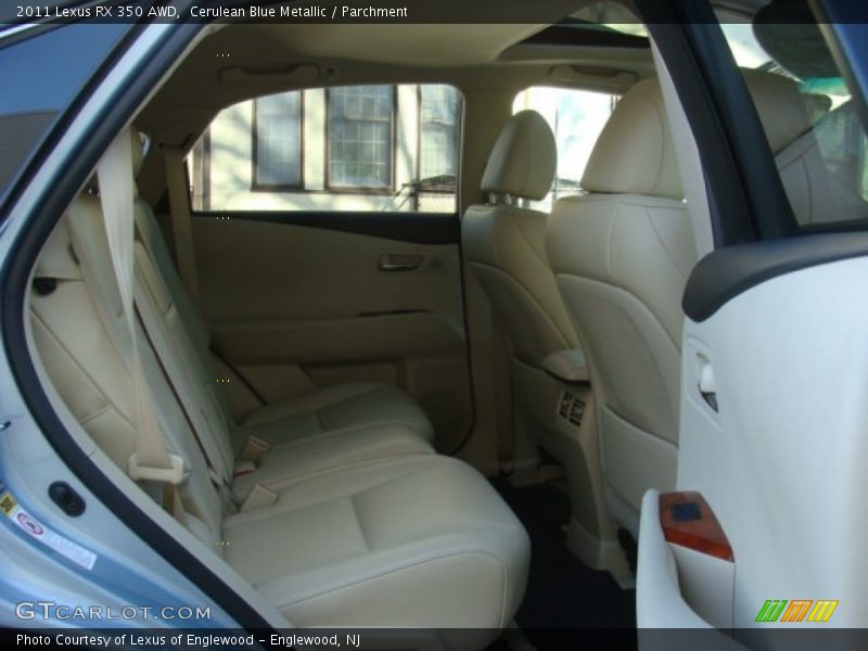 Cerulean Blue Metallic / Parchment 2011 Lexus RX 350 AWD
