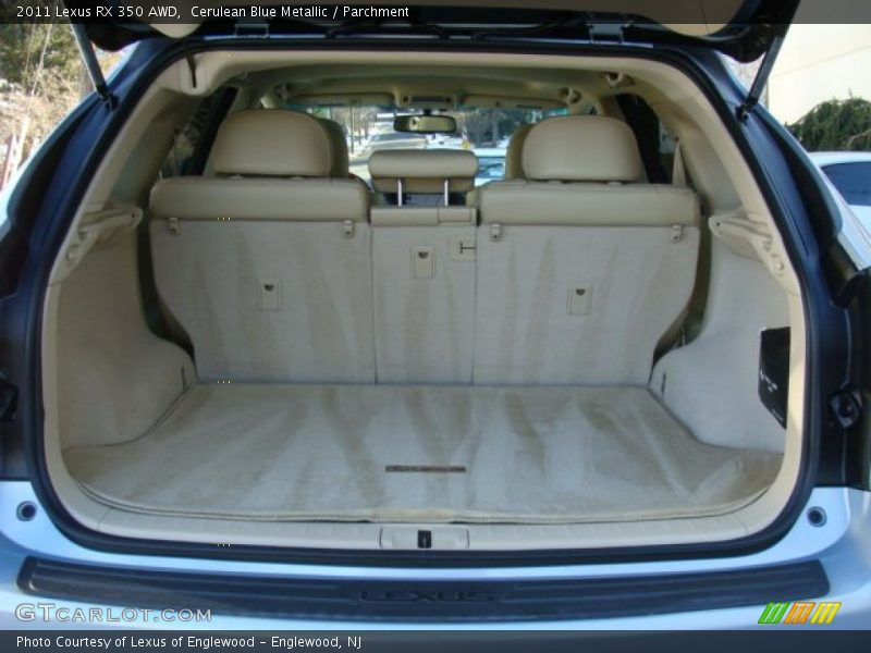 Cerulean Blue Metallic / Parchment 2011 Lexus RX 350 AWD