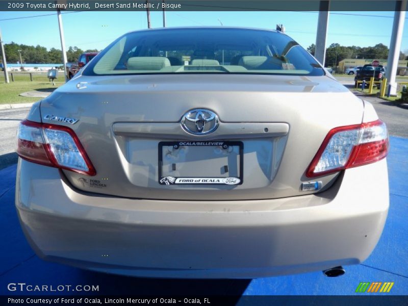 Desert Sand Metallic / Bisque 2009 Toyota Camry Hybrid