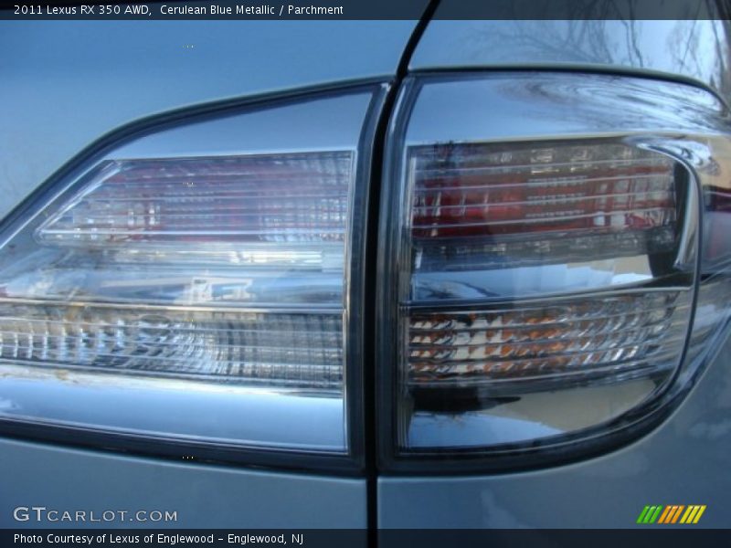 Cerulean Blue Metallic / Parchment 2011 Lexus RX 350 AWD