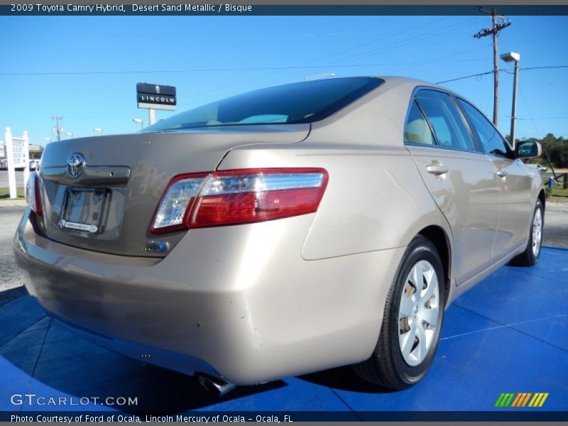 Desert Sand Metallic / Bisque 2009 Toyota Camry Hybrid