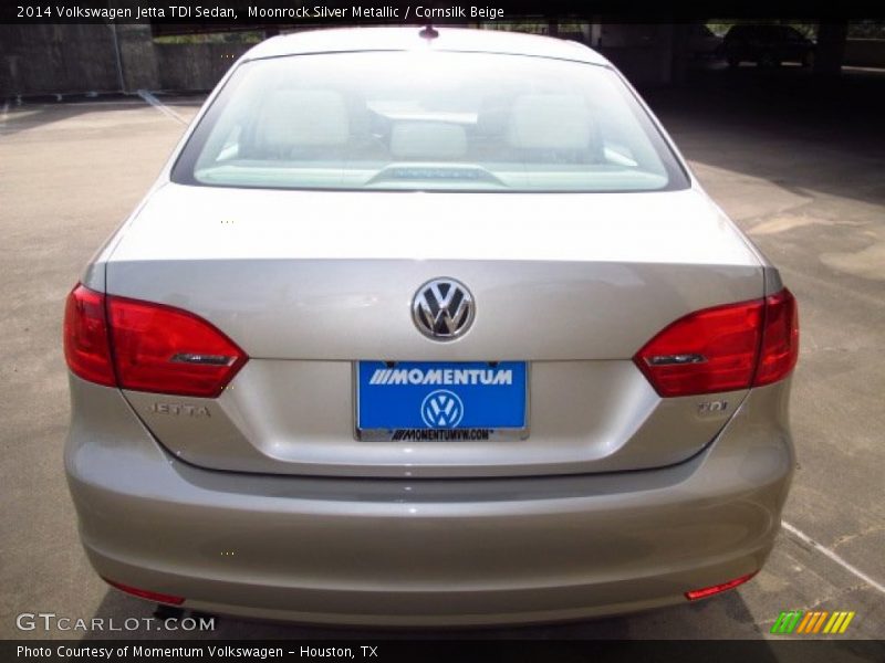 Moonrock Silver Metallic / Cornsilk Beige 2014 Volkswagen Jetta TDI Sedan