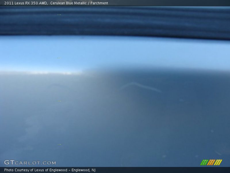 Cerulean Blue Metallic / Parchment 2011 Lexus RX 350 AWD