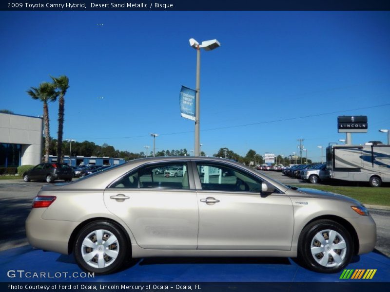 Desert Sand Metallic / Bisque 2009 Toyota Camry Hybrid