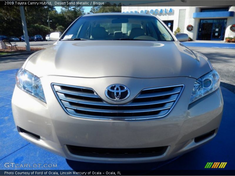 Desert Sand Metallic / Bisque 2009 Toyota Camry Hybrid