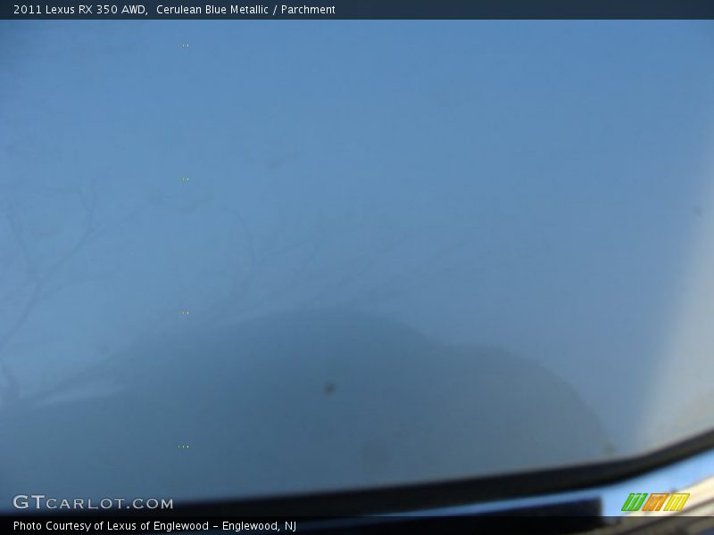 Cerulean Blue Metallic / Parchment 2011 Lexus RX 350 AWD