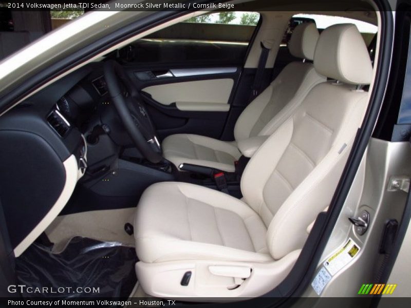 Moonrock Silver Metallic / Cornsilk Beige 2014 Volkswagen Jetta TDI Sedan