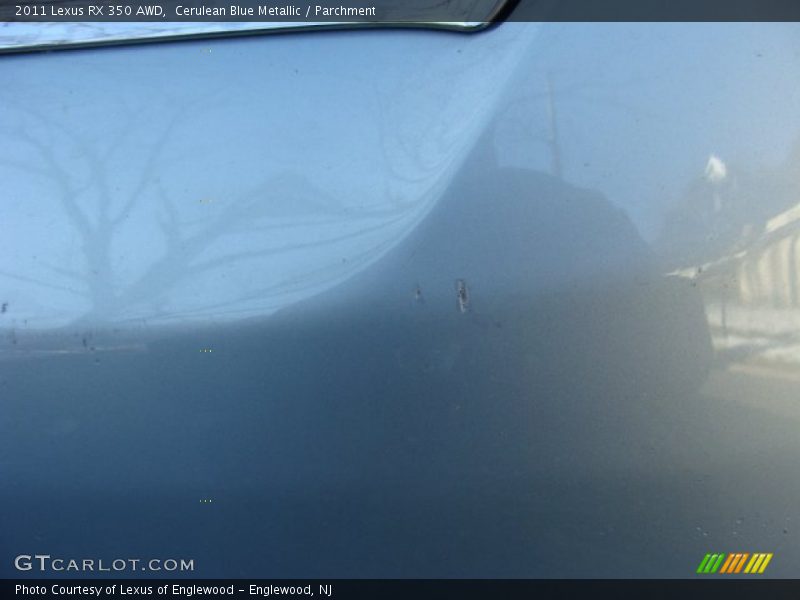 Cerulean Blue Metallic / Parchment 2011 Lexus RX 350 AWD