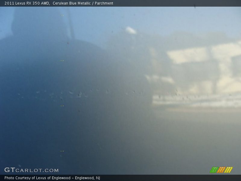Cerulean Blue Metallic / Parchment 2011 Lexus RX 350 AWD