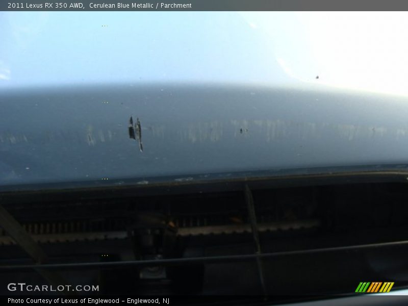 Cerulean Blue Metallic / Parchment 2011 Lexus RX 350 AWD