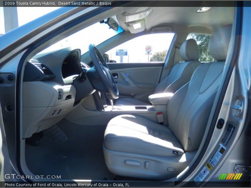 Desert Sand Metallic / Bisque 2009 Toyota Camry Hybrid