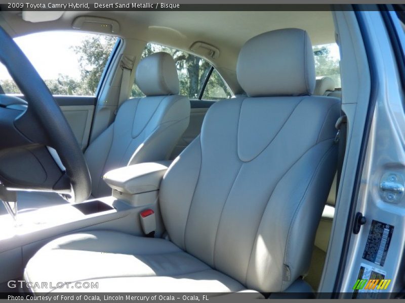 Desert Sand Metallic / Bisque 2009 Toyota Camry Hybrid