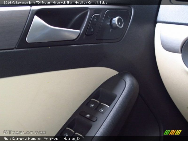 Moonrock Silver Metallic / Cornsilk Beige 2014 Volkswagen Jetta TDI Sedan