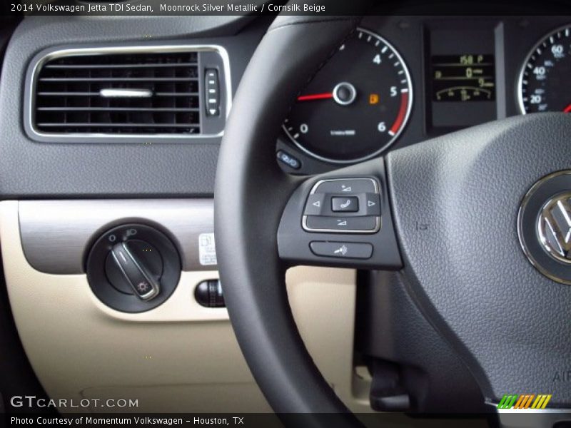 Moonrock Silver Metallic / Cornsilk Beige 2014 Volkswagen Jetta TDI Sedan