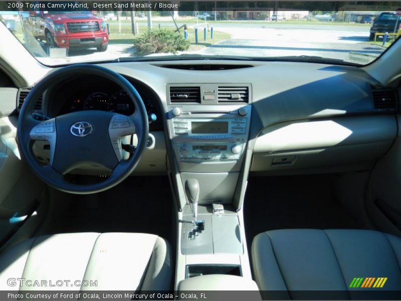 Desert Sand Metallic / Bisque 2009 Toyota Camry Hybrid