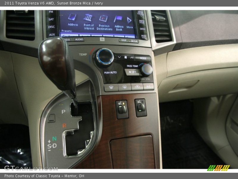 Sunset Bronze Mica / Ivory 2011 Toyota Venza V6 AWD
