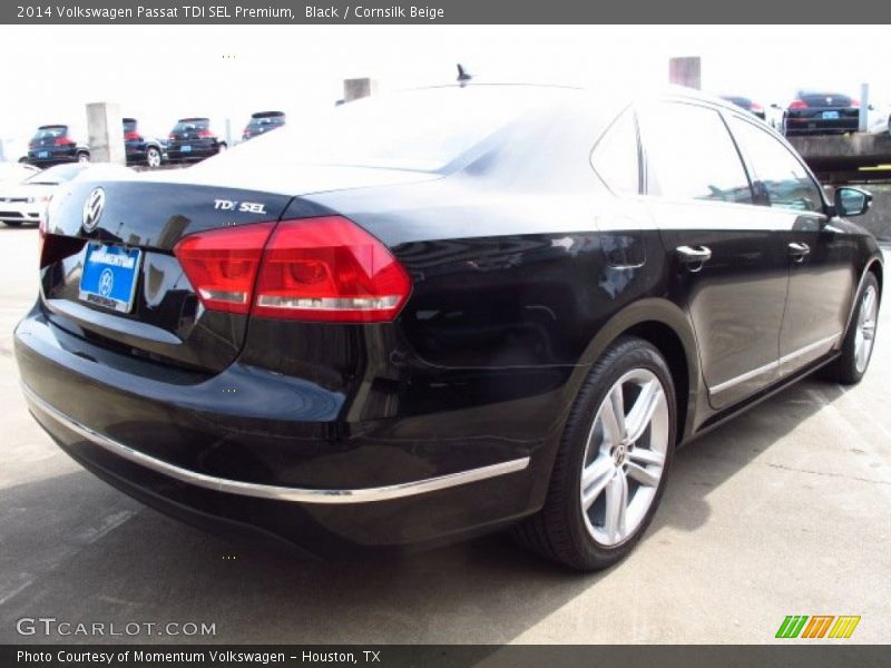 Black / Cornsilk Beige 2014 Volkswagen Passat TDI SEL Premium