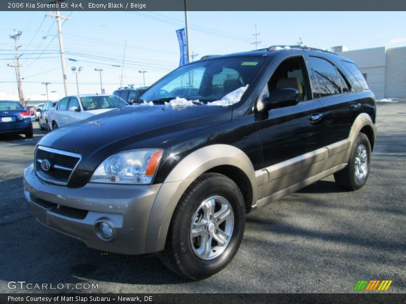 Ebony Black / Beige 2006 Kia Sorento EX 4x4