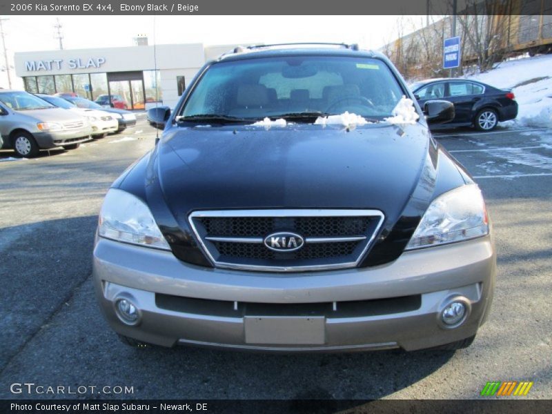 Ebony Black / Beige 2006 Kia Sorento EX 4x4