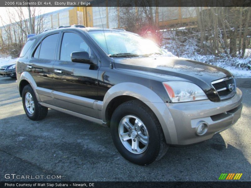 Ebony Black / Beige 2006 Kia Sorento EX 4x4