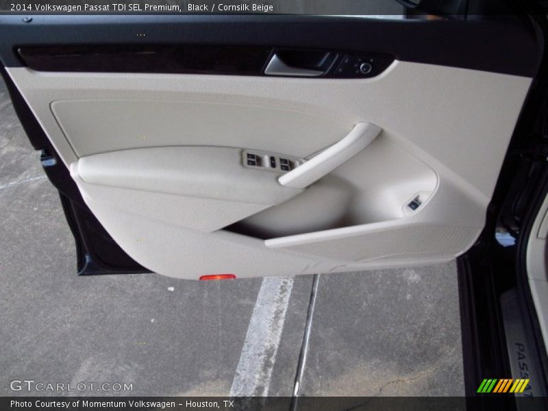Black / Cornsilk Beige 2014 Volkswagen Passat TDI SEL Premium