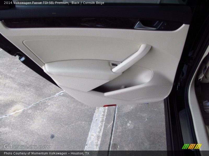 Black / Cornsilk Beige 2014 Volkswagen Passat TDI SEL Premium