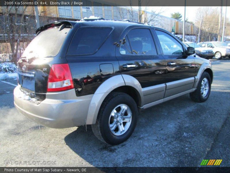 Ebony Black / Beige 2006 Kia Sorento EX 4x4