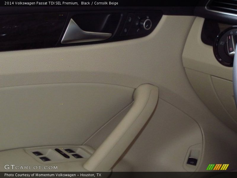 Black / Cornsilk Beige 2014 Volkswagen Passat TDI SEL Premium