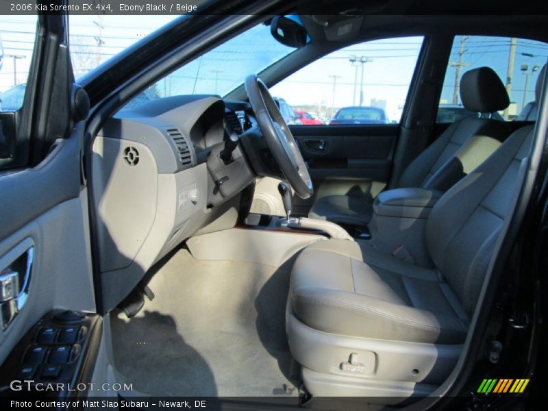 Ebony Black / Beige 2006 Kia Sorento EX 4x4