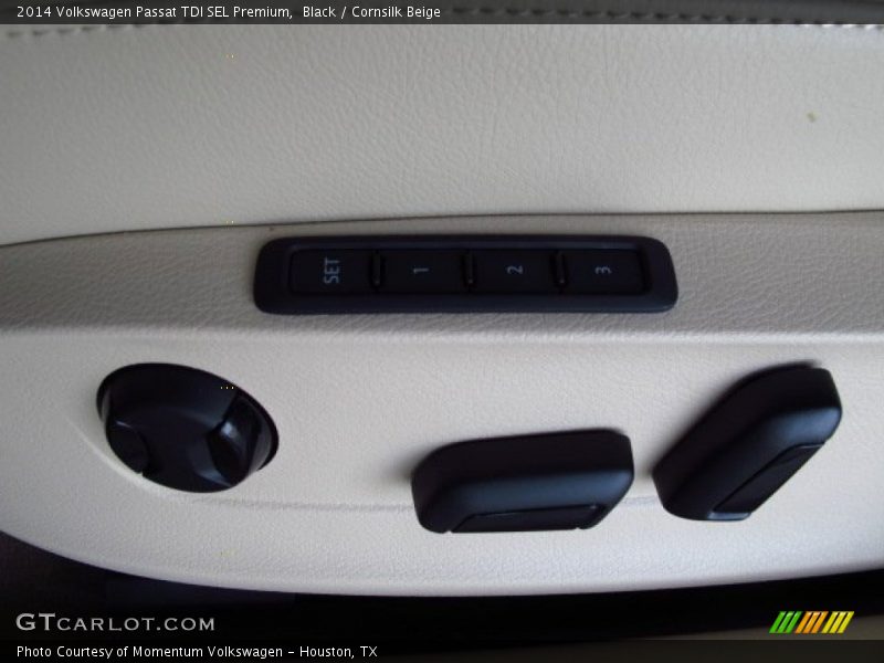 Black / Cornsilk Beige 2014 Volkswagen Passat TDI SEL Premium