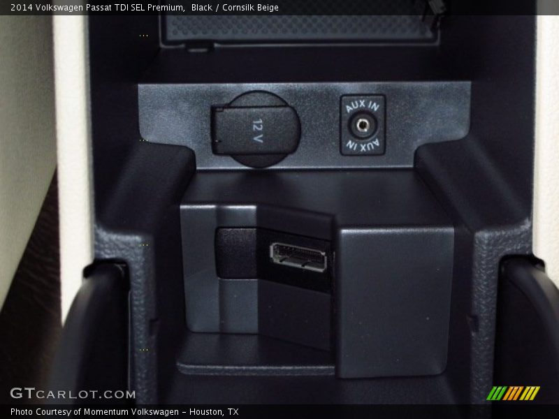 Black / Cornsilk Beige 2014 Volkswagen Passat TDI SEL Premium