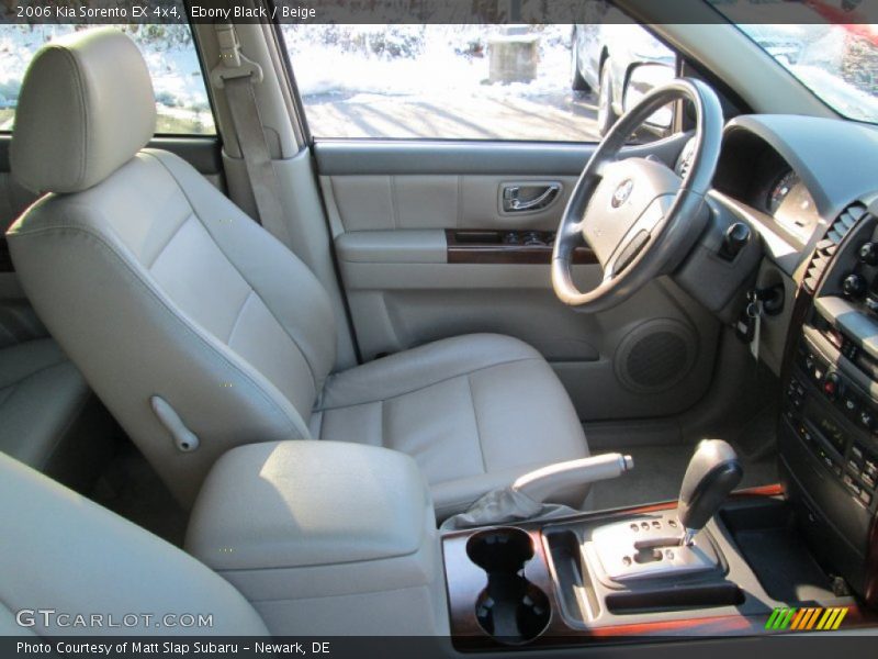 Ebony Black / Beige 2006 Kia Sorento EX 4x4