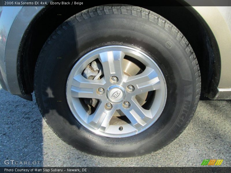 Ebony Black / Beige 2006 Kia Sorento EX 4x4