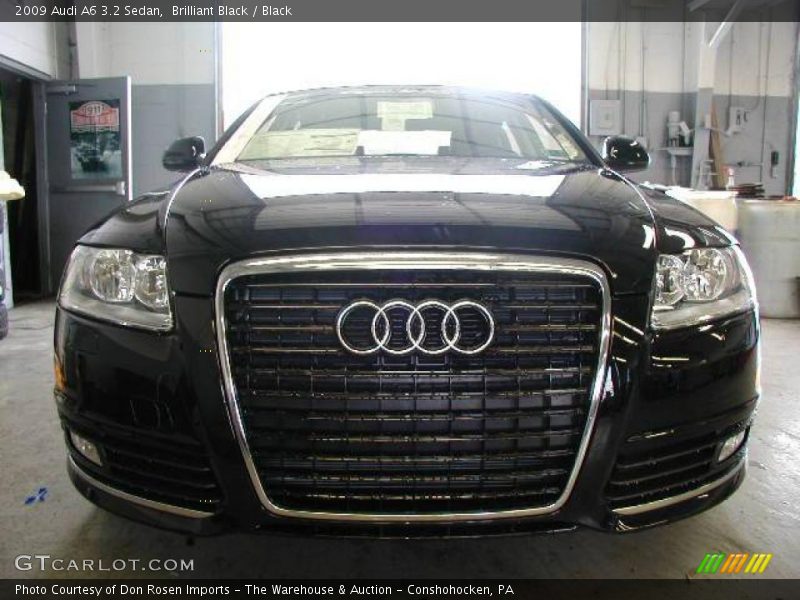 Brilliant Black / Black 2009 Audi A6 3.2 Sedan