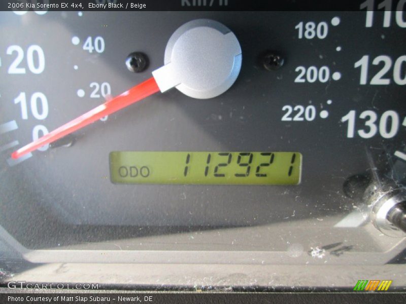 Ebony Black / Beige 2006 Kia Sorento EX 4x4