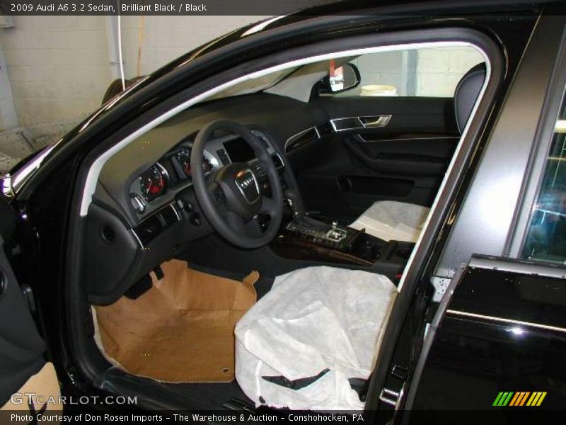 Brilliant Black / Black 2009 Audi A6 3.2 Sedan
