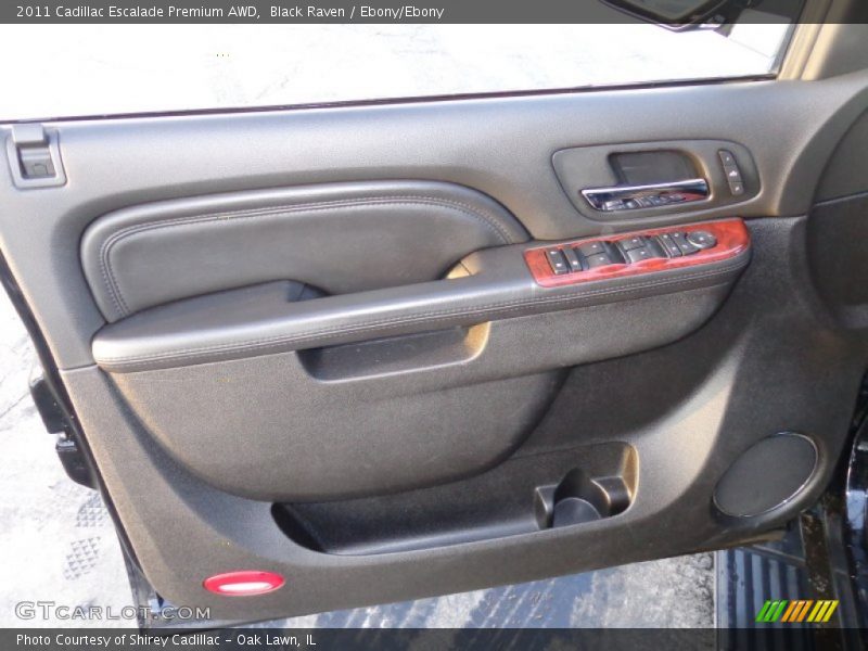 Black Raven / Ebony/Ebony 2011 Cadillac Escalade Premium AWD
