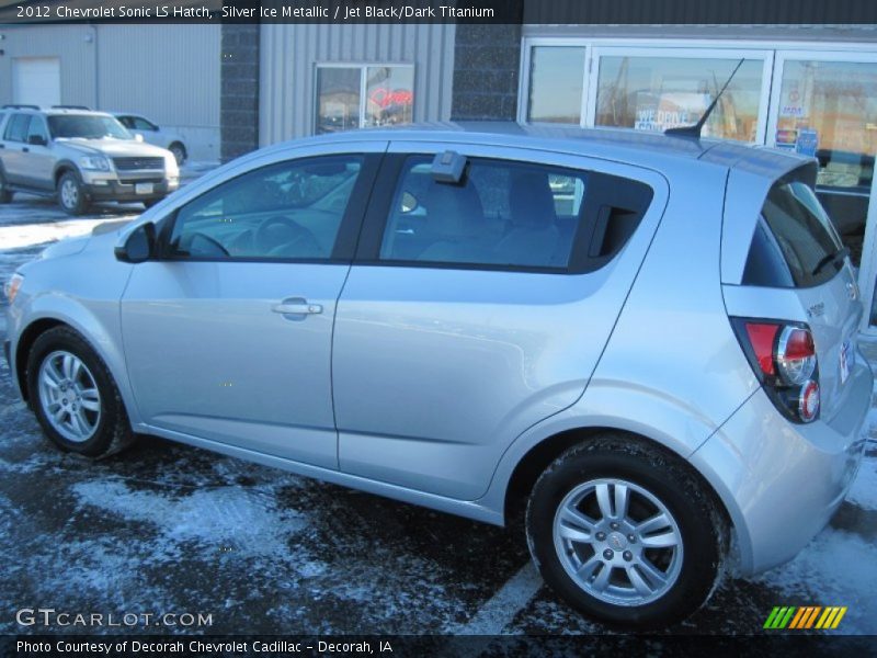 Silver Ice Metallic / Jet Black/Dark Titanium 2012 Chevrolet Sonic LS Hatch