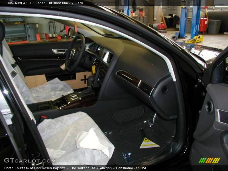 Brilliant Black / Black 2009 Audi A6 3.2 Sedan