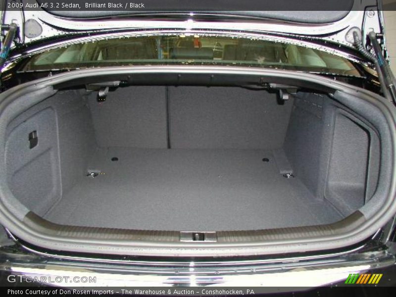 Brilliant Black / Black 2009 Audi A6 3.2 Sedan