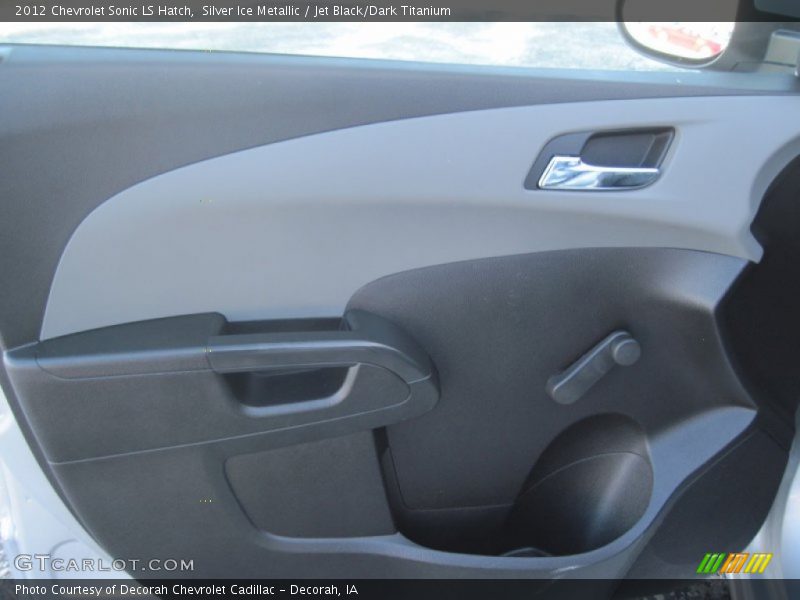 Silver Ice Metallic / Jet Black/Dark Titanium 2012 Chevrolet Sonic LS Hatch