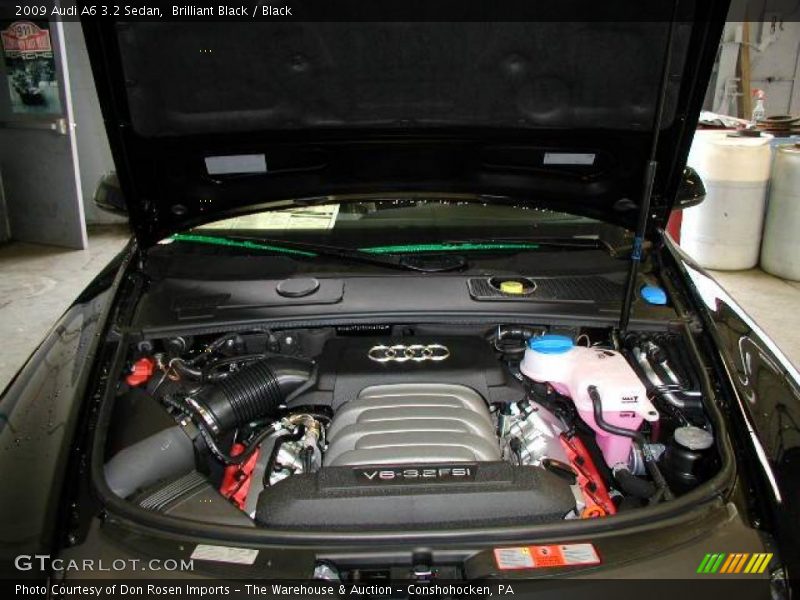 Brilliant Black / Black 2009 Audi A6 3.2 Sedan