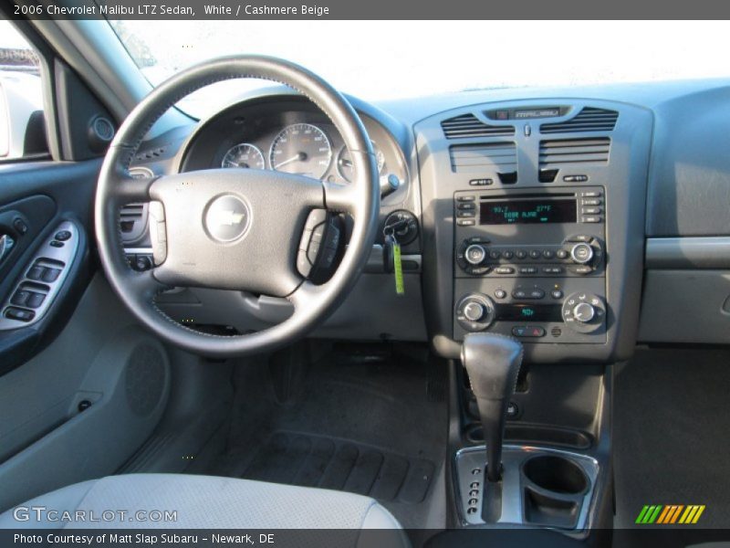 White / Cashmere Beige 2006 Chevrolet Malibu LTZ Sedan