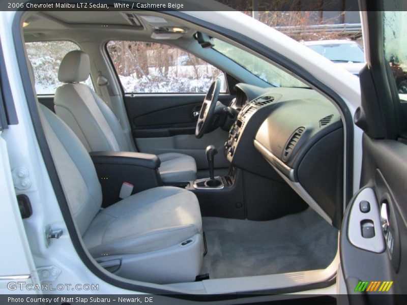 White / Cashmere Beige 2006 Chevrolet Malibu LTZ Sedan